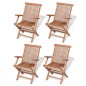 vidaXL 5-tlg. Garten-Essgruppe Teak Massivholz vidaXL 5-tlg. Garten-Essgruppe Teak Massivholz