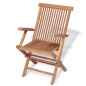 vidaXL 5-tlg. Garten-Essgruppe Teak Massivholz vidaXL 5-tlg. Garten-Essgruppe Teak Massivholz