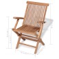 vidaXL 5-tlg. Garten-Essgruppe Teak Massivholz vidaXL 5-tlg. Garten-Essgruppe Teak Massivholz