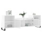 vidaXL TV-Schrank Hochglanz-Weiß 160x35x55 cm Holzwerkstoff vidaXL TV-Schrank Hochglanz-Weiß 160x35x55 cm Holzwerkstoff