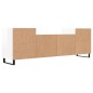 vidaXL TV-Schrank Hochglanz-Weiß 160x35x55 cm Holzwerkstoff vidaXL TV-Schrank Hochglanz-Weiß 160x35x55 cm Holzwerkstoff