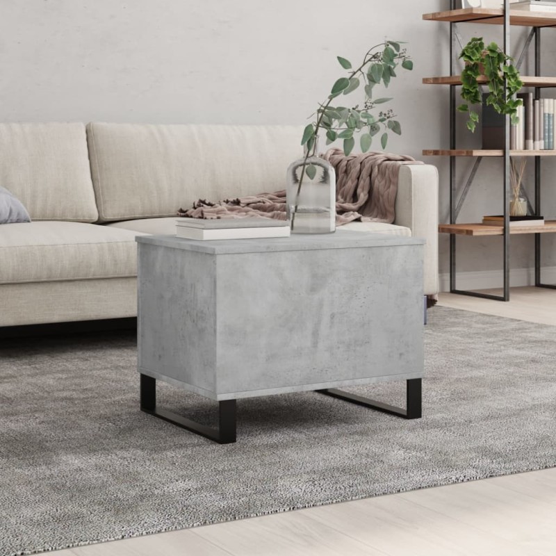 vidaXL Couchtisch Betongrau 60x44,5x45 cm Holzwerkstoff vidaXL Couchtisch Betongrau 60x44,5x45 cm Holzwerkstoff