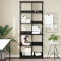 vidaXL Bücherregal Schwarz 78,5x33x188,5 cm Holzwerkstoff vidaXL Bücherregal Schwarz 78,5x33x188,5 cm Holzwerkstoff