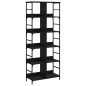 vidaXL Bücherregal Schwarz 78,5x33x188,5 cm Holzwerkstoff vidaXL Bücherregal Schwarz 78,5x33x188,5 cm Holzwerkstoff