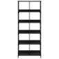 vidaXL Bücherregal Schwarz 78,5x33x188,5 cm Holzwerkstoff vidaXL Bücherregal Schwarz 78,5x33x188,5 cm Holzwerkstoff