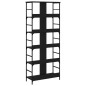 vidaXL Bücherregal Schwarz 78,5x33x188,5 cm Holzwerkstoff vidaXL Bücherregal Schwarz 78,5x33x188,5 cm Holzwerkstoff