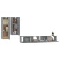 vidaXL 4-tlg. TV-Schrank-Set Grau Sonoma Holzwerkstoff vidaXL 4-tlg. TV-Schrank-Set Grau Sonoma Holzwerkstoff