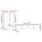 vidaXL 4-tlg. TV-Schrank-Set Grau Sonoma Holzwerkstoff vidaXL 4-tlg. TV-Schrank-Set Grau Sonoma Holzwerkstoff