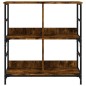 vidaXL Bücherregal Räuchereiche 78,5x33x82 cm Holzwerkstoff vidaXL Bücherregal Räuchereiche 78,5x33x82 cm Holzwerkstoff