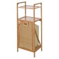 Bathroom Solutions Regal mit 2 Böden und Wäschekorb Bambus 95 cm Bathroom Solutions Regal mit 2 Böden und Wäschekorb Bambus 95 cm