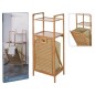 Bathroom Solutions Regal mit 2 Böden und Wäschekorb Bambus 95 cm Bathroom Solutions Regal mit 2 Böden und Wäschekorb Bambus 95 cm