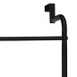 Bathroom Solutions Tür-Handtuchhalter Metall Schwarz Bathroom Solutions Tür-Handtuchhalter Metall Schwarz
