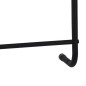 Bathroom Solutions Tür-Handtuchhalter Metall Schwarz Bathroom Solutions Tür-Handtuchhalter Metall Schwarz