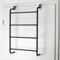 Bathroom Solutions Tür-Handtuchhalter Metall Schwarz Bathroom Solutions Tür-Handtuchhalter Metall Schwarz