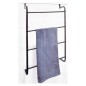 Bathroom Solutions Tür-Handtuchhalter Metall Schwarz Bathroom Solutions Tür-Handtuchhalter Metall Schwarz