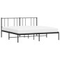 vidaXL Bettgestell mit Kopfteil Metall Schwarz 180x200 cm vidaXL Bettgestell mit Kopfteil Metall Schwarz 180x200 cm