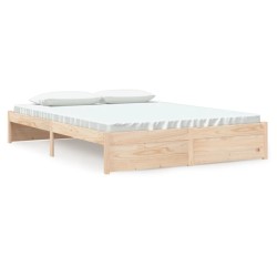 vidaXL Massivholzbett 160x200 cm