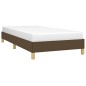 vidaXL Bettgestell ohne Matratze Dunkelbraun 80x200 cm Stoff vidaXL Bettgestell ohne Matratze Dunkelbraun 80x200 cm Stoff