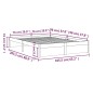 vidaXL Massivholzbett 160x200 cm vidaXL Massivholzbett 160x200 cm