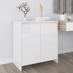 vidaXL Sideboard Hochglanz-Weiß 70x41x75 cm Holzwerkstoff