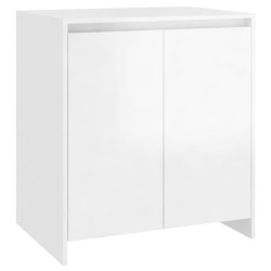vidaXL Sideboard Hochglanz-Weiß 70x41x75 cm Holzwerkstoff