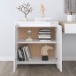 vidaXL Sideboard Hochglanz-Weiß 70x41x75 cm Holzwerkstoff vidaXL Sideboard Hochglanz-Weiß 70x41x75 cm Holzwerkstoff