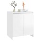 vidaXL Sideboard Hochglanz-Weiß 70x41x75 cm Holzwerkstoff vidaXL Sideboard Hochglanz-Weiß 70x41x75 cm Holzwerkstoff
