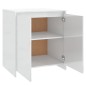vidaXL Sideboard Hochglanz-Weiß 70x41x75 cm Holzwerkstoff vidaXL Sideboard Hochglanz-Weiß 70x41x75 cm Holzwerkstoff