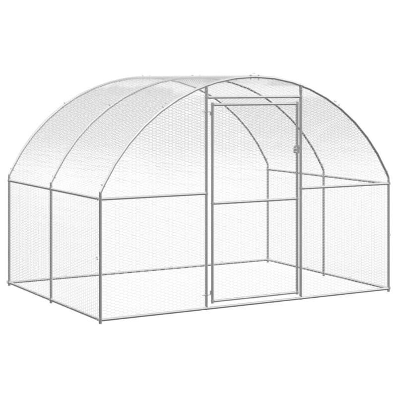 vidaXL Outdoor-Hühnerstall 3x2x2 m Verzinkter Stahl vidaXL Outdoor-Hühnerstall 3x2x2 m Verzinkter Stahl