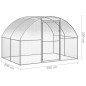 vidaXL Outdoor-Hühnerstall 3x2x2 m Verzinkter Stahl vidaXL Outdoor-Hühnerstall 3x2x2 m Verzinkter Stahl