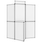 vidaXL 8-Panel Faltdisplay Messewand mit Tisch 181×200 cm Weiß vidaXL 8-Panel Faltdisplay Messewand mit Tisch 181×200 cm Weiß