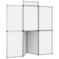 vidaXL 8-Panel Faltdisplay Messewand mit Tisch 181×200 cm Weiß vidaXL 8-Panel Faltdisplay Messewand mit Tisch 181×200 cm Weiß