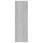 vidaXL Bücherschrank Grau Sonoma 98x30x98 cm vidaXL Bücherschrank Grau Sonoma 98x30x98 cm