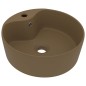 vidaXL Luxus-Waschbecken mit Überlauf Matt Creme 36x13 cm Keramik vidaXL Luxus-Waschbecken mit Überlauf Matt Creme 36x13 cm Keramik