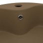 vidaXL Luxus-Waschbecken mit Überlauf Matt Creme 36x13 cm Keramik vidaXL Luxus-Waschbecken mit Überlauf Matt Creme 36x13 cm Keramik