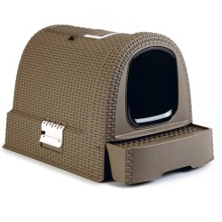 Curver Katzentoilette 51x38,5x39,5 cm Moccafarben 400461