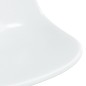 vidaXL Esszimmerstühle 4 Stk. Drehbar Weiß PP vidaXL Esszimmerstühle 4 Stk. Drehbar Weiß PP