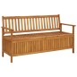 vidaXL Gartenbank mit Stauraum 148 cm Massivholz Akazie vidaXL Gartenbank mit Stauraum 148 cm Massivholz Akazie