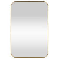 vidaXL Wandspiegel Golden 40x60 cm Rechteckig