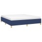 vidaXL Bettgestell Blau 160x200 cm Stoff vidaXL Bettgestell Blau 160x200 cm Stoff