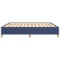 vidaXL Bettgestell Blau 160x200 cm Stoff vidaXL Bettgestell Blau 160x200 cm Stoff