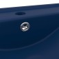 vidaXL Luxus-Waschbecken mit Hahnloch Matt-Dunkelblau 60x46 cm Keramik vidaXL Luxus-Waschbecken mit Hahnloch Matt-Dunkelblau 60x46 cm Keramik