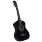 vidaXL Klassikgitarre für Anfänger mit Tasche Schwarz 3/4 36" vidaXL Klassikgitarre für Anfänger mit Tasche Schwarz 3/4 36"