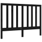 vidaXL Massivholzbett mit Kopfteil Schwarz 120x200 cm vidaXL Massivholzbett mit Kopfteil Schwarz 120x200 cm