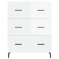 vidaXL Highboard Hochglanz-Weiß 69,5x34x180 cm Holzwerkstoff vidaXL Highboard Hochglanz-Weiß 69,5x34x180 cm Holzwerkstoff