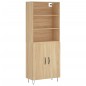 vidaXL Highboard Sonoma-Eiche 69,5x34x180 cm Holzwerkstoff vidaXL Highboard Sonoma-Eiche 69,5x34x180 cm Holzwerkstoff