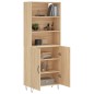 vidaXL Highboard Sonoma-Eiche 69,5x34x180 cm Holzwerkstoff vidaXL Highboard Sonoma-Eiche 69,5x34x180 cm Holzwerkstoff