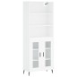 vidaXL Highboard Weiß 69,5x34x180 cm Holzwerkstoff vidaXL Highboard Weiß 69,5x34x180 cm Holzwerkstoff