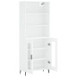 vidaXL Highboard Weiß 69,5x34x180 cm Holzwerkstoff vidaXL Highboard Weiß 69,5x34x180 cm Holzwerkstoff