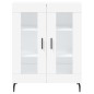 vidaXL Highboard Weiß 69,5x34x180 cm Holzwerkstoff vidaXL Highboard Weiß 69,5x34x180 cm Holzwerkstoff